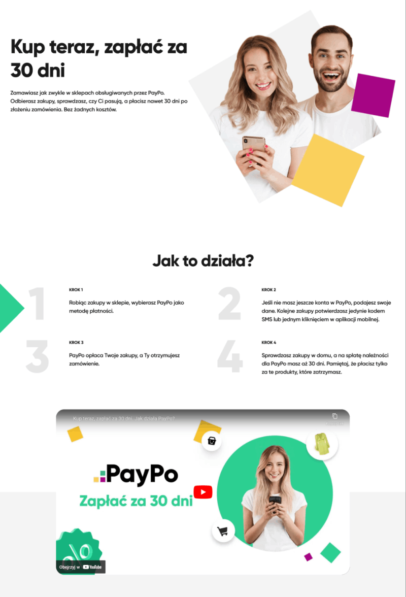 landing page